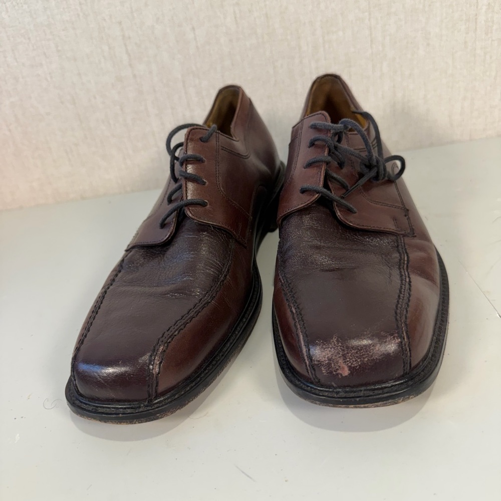 Bostonian Dark‎ Brown Leather Oxfords - Picture 7 of 10